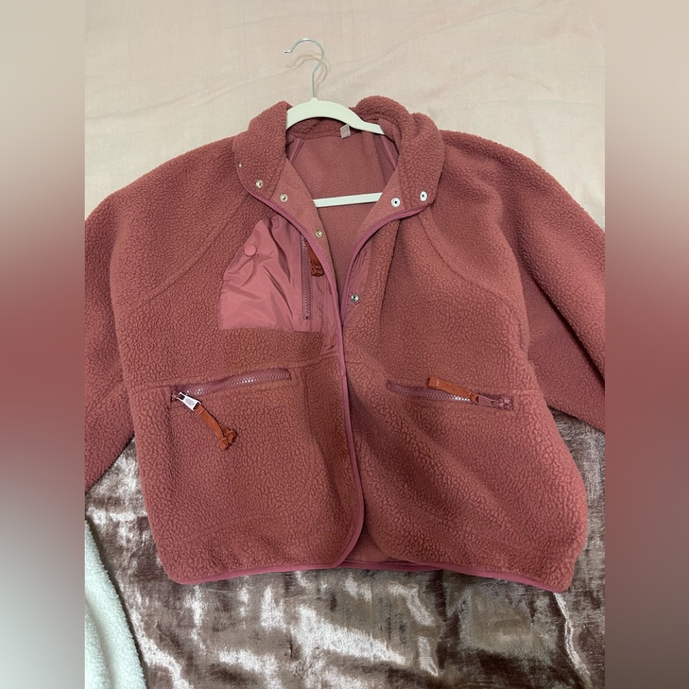 Free People Hit The Slopes Fleece Jacket